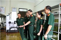 Kiểm tra công tác kỹ thuật Đo lường tại Cục Hậu cần - Kỹ thuật 